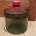 Cleveland Metal Products Co. Kerosene Glass Jug. Dated Circa 1920. Made in USA.