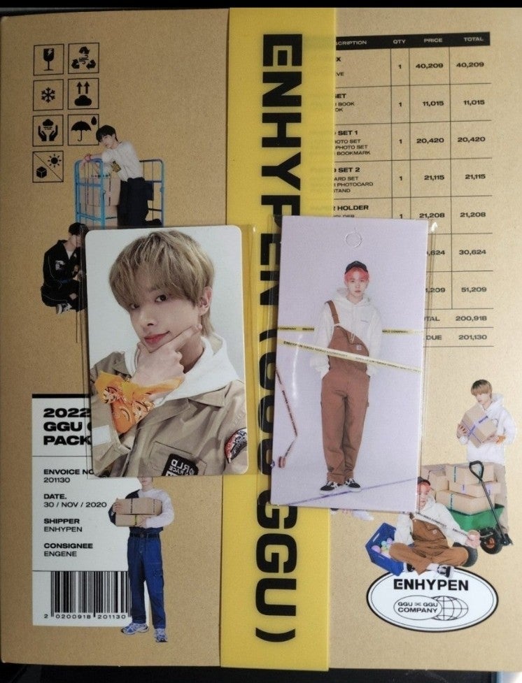 enhypen photocard / ggu ggu Ramyeonz set