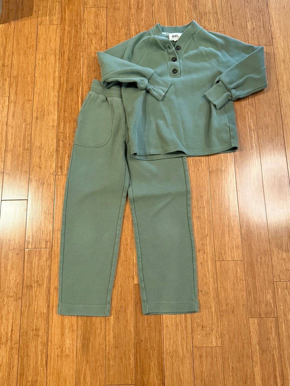 MWL Madewell waffle lounge set XXS