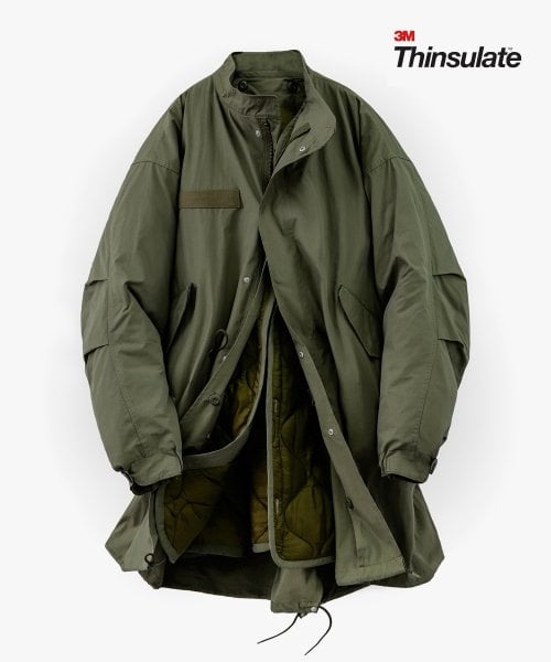 3M Thinsulate Fishtail Khaki Parka