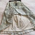 Toccin NY Skirt Silky pleated mint plaid XS nwt 395