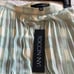 Toccin NY Skirt Silky pleated mint plaid XS nwt 395