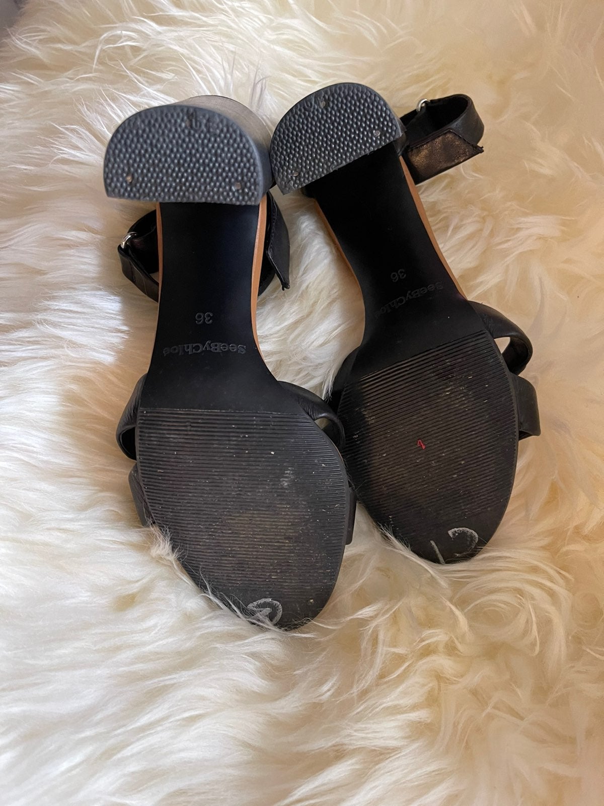 See by Chloe Black heels 36 Sandals