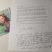 YVETTE VICKERS, SUPER RARE AUTOGRAPH, HAND WRITTEN SIGNED SPEAKS OF WORK