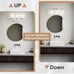 3-Light Vanity Light, Brushed Nickel Bathroom Lighting Fixtures Over Mirror