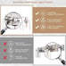 3-Light Vanity Light, Brushed Nickel Bathroom Lighting Fixtures Over Mirror