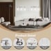 3-Light Vanity Light, Brushed Nickel Bathroom Lighting Fixtures Over Mirror