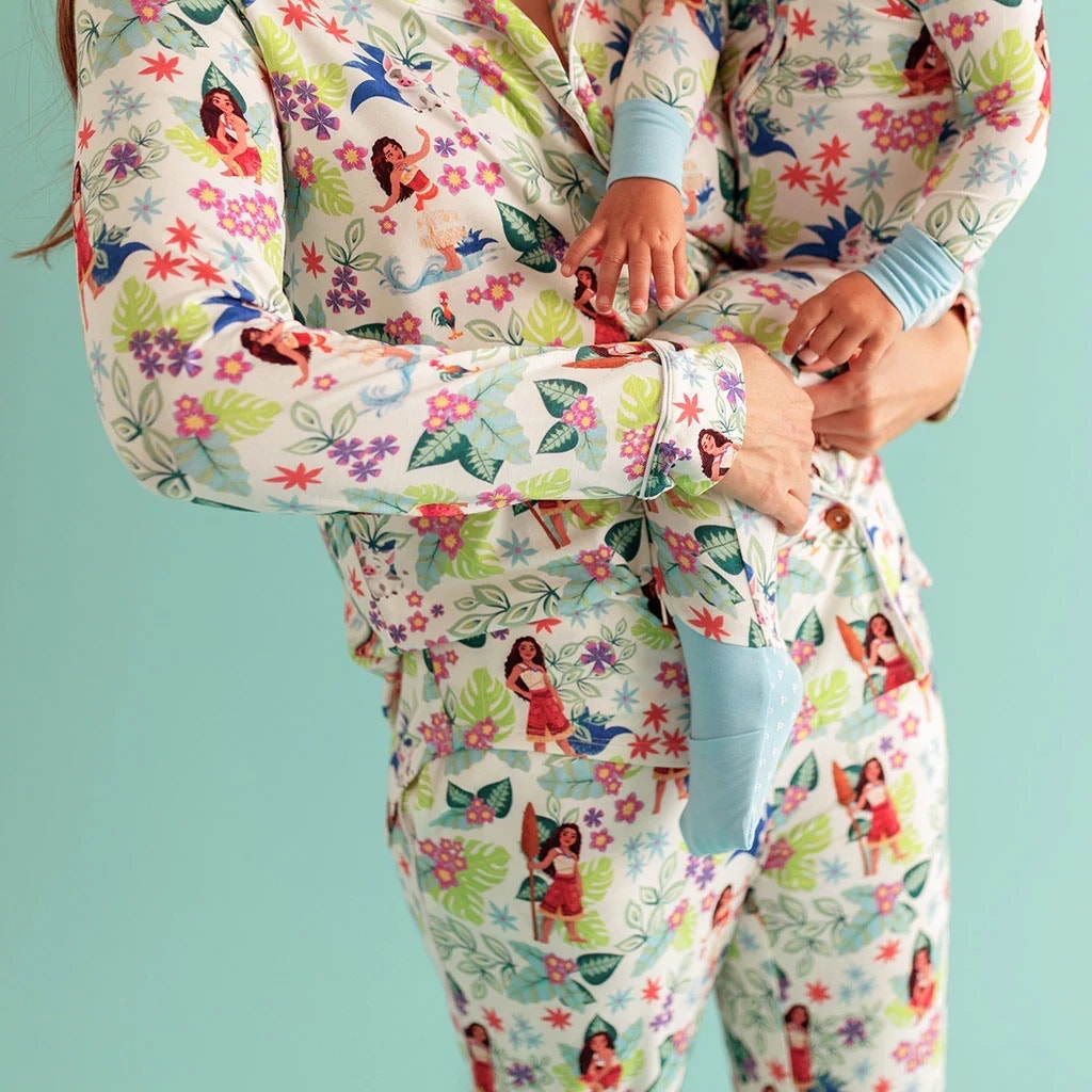 Posh Peanut X Disney Collab Moana Footie NWOT Size 18-24 Months