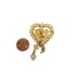 Kirks Folly Heart Cherub Dangle Moon Stars Brooch