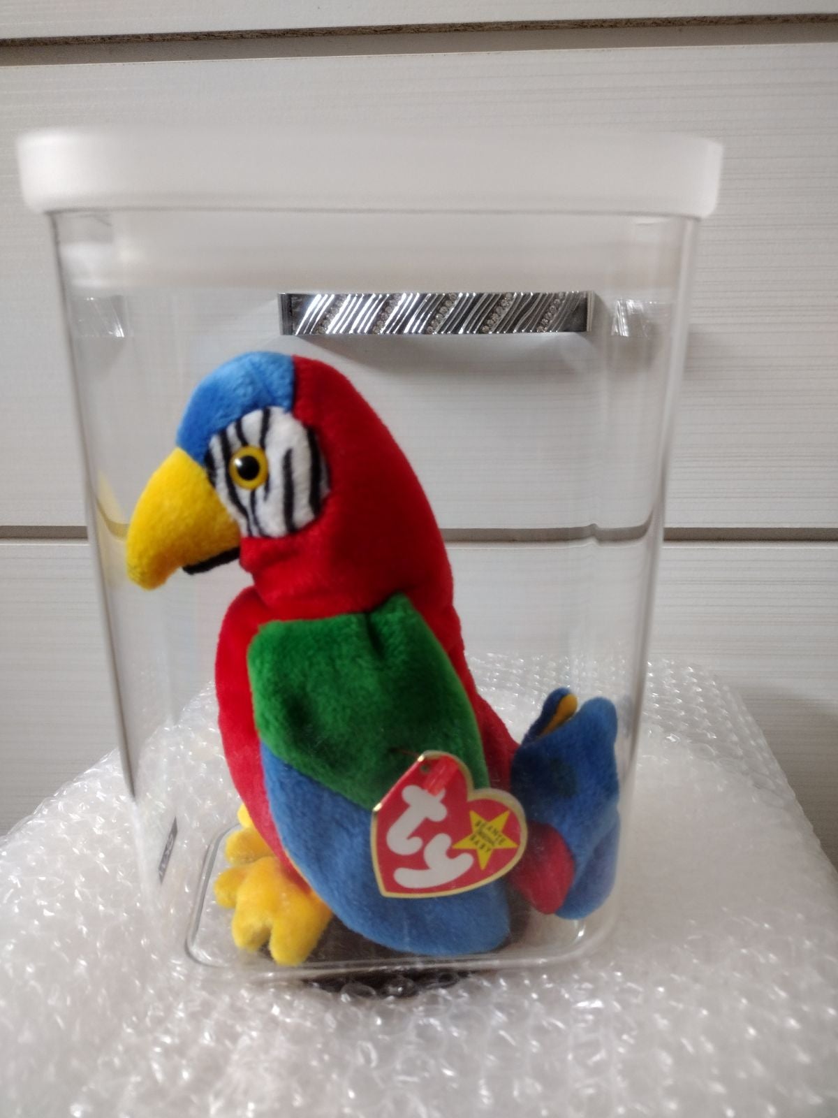 Ty Beanie Babies Jabber The Parrot