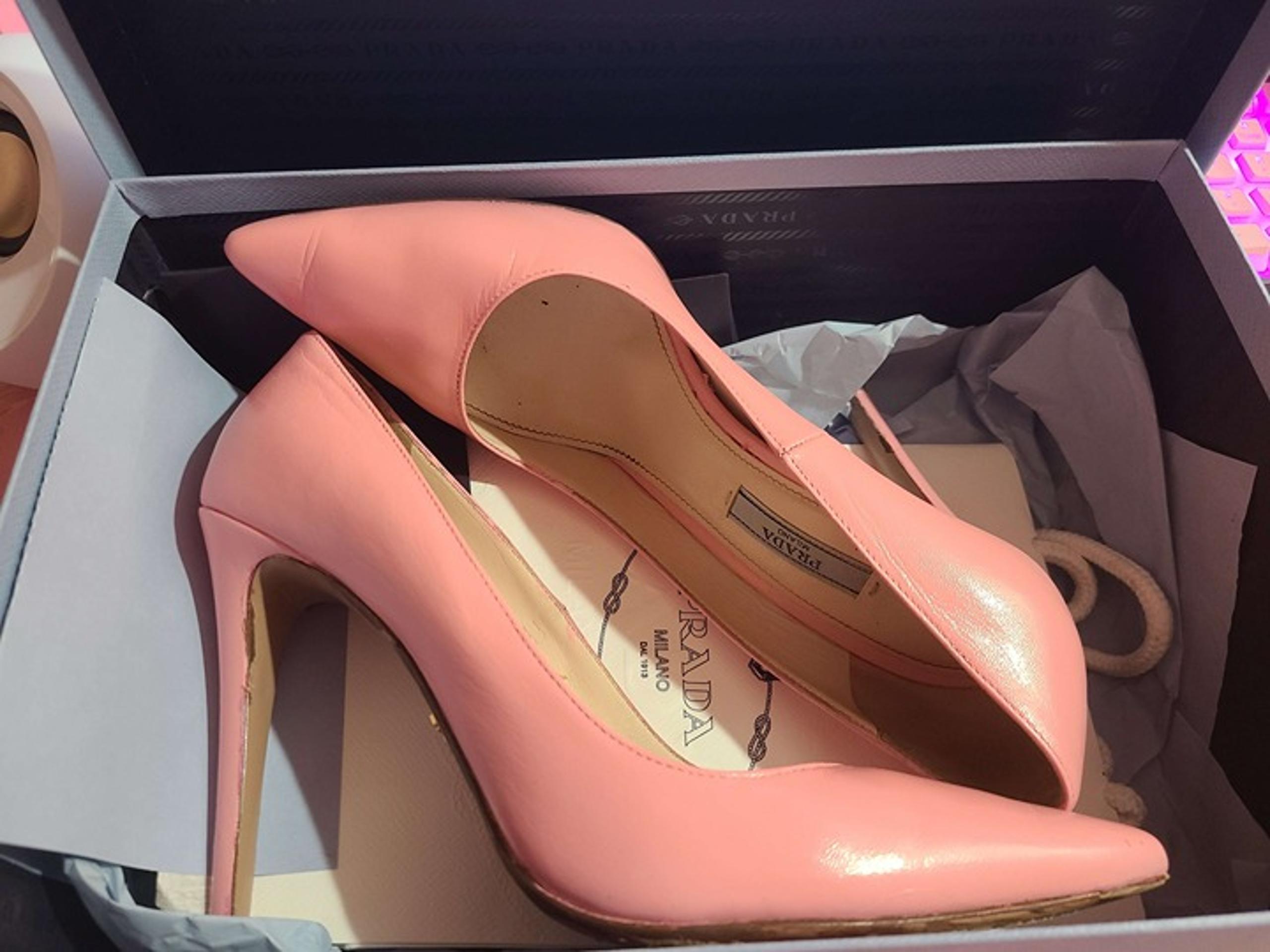 Pink Prada Heels