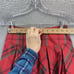 Disney Store Maxi Skirt Women Extra Small Tartan Plaid Taffeta Lined Holiday