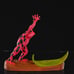 3D Printed Dart Frog Wine Holder