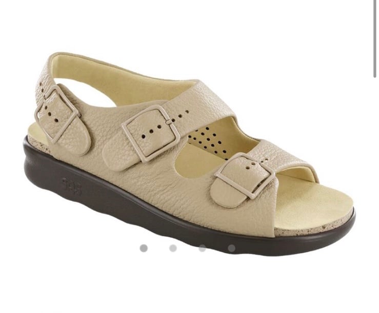 New SAS Relaxed Heel Strap Sandals Women’s Sz 12