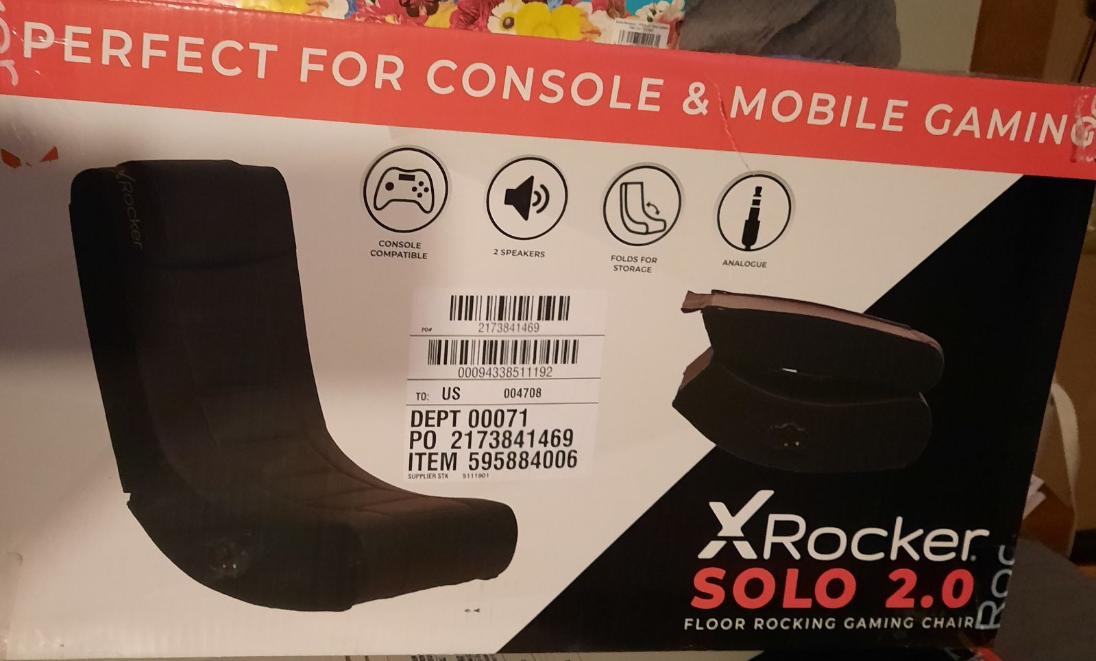 XRocker Gaming Chair with built in Speakers