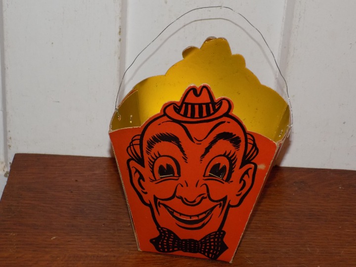 Vintage Halloween Cardboard Candy Container