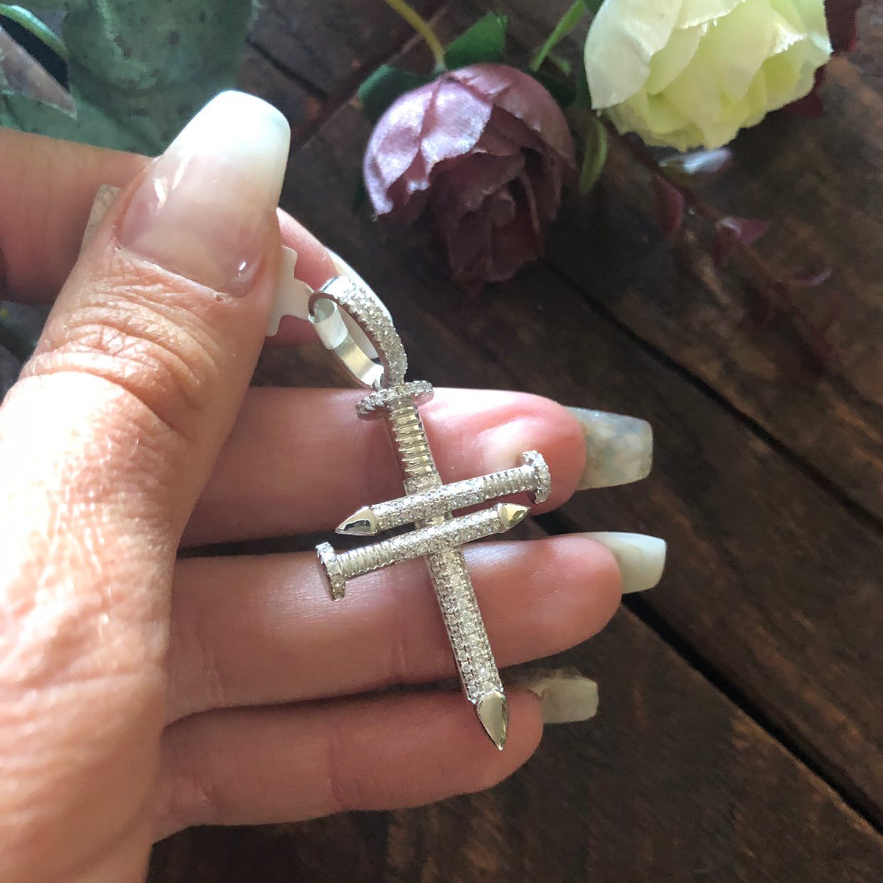 Sterling Silver Cross 925 Pendant