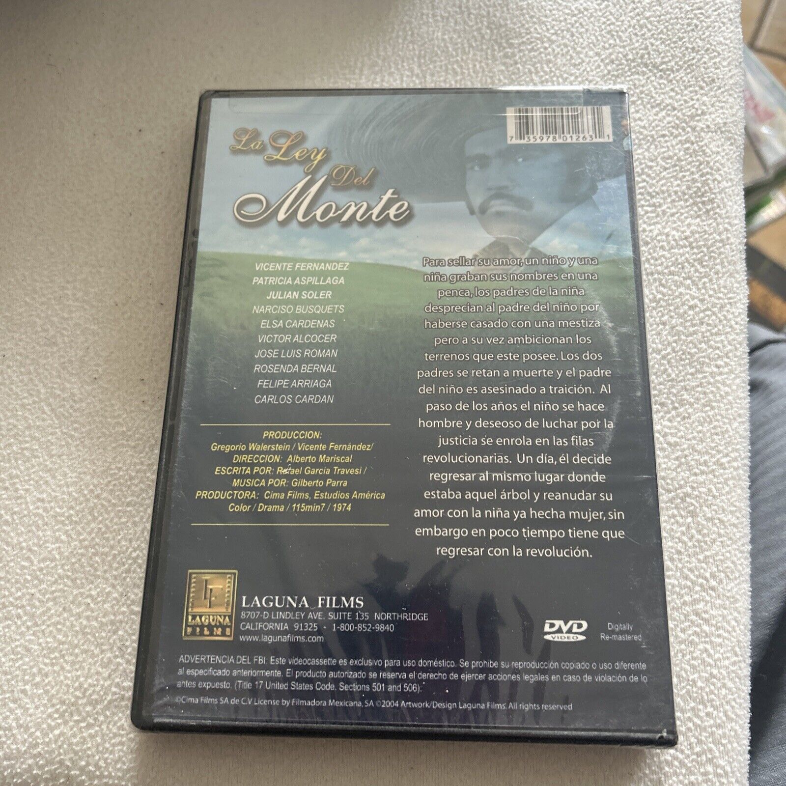 Ley del Monte - DVD By Vicente Fernandez