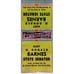 Elect G. Donald Barnes State Senator Republican Eau Claire Vtg Matchbook SD2-Y11