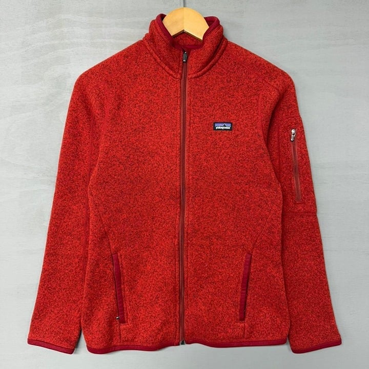 Patagonia Better Sweater Full Zip Red Fleece Jacket Women’s XS