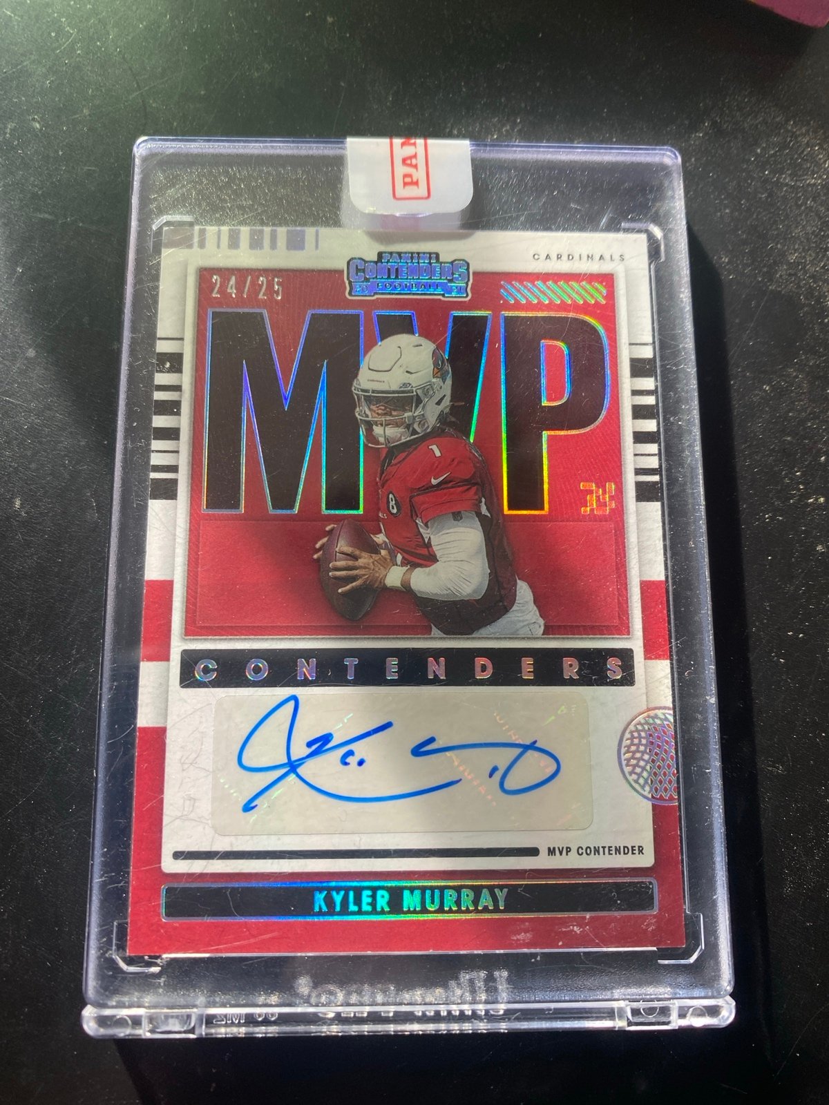 2021 Panini Contenders - Kyler Murray MVP Contenders Auto 24/25 Arizona Cardinal