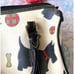 Dooney & Bourke Handbag Scottie Dog Satchel Purse White Dog Pattern Bag CUTE!