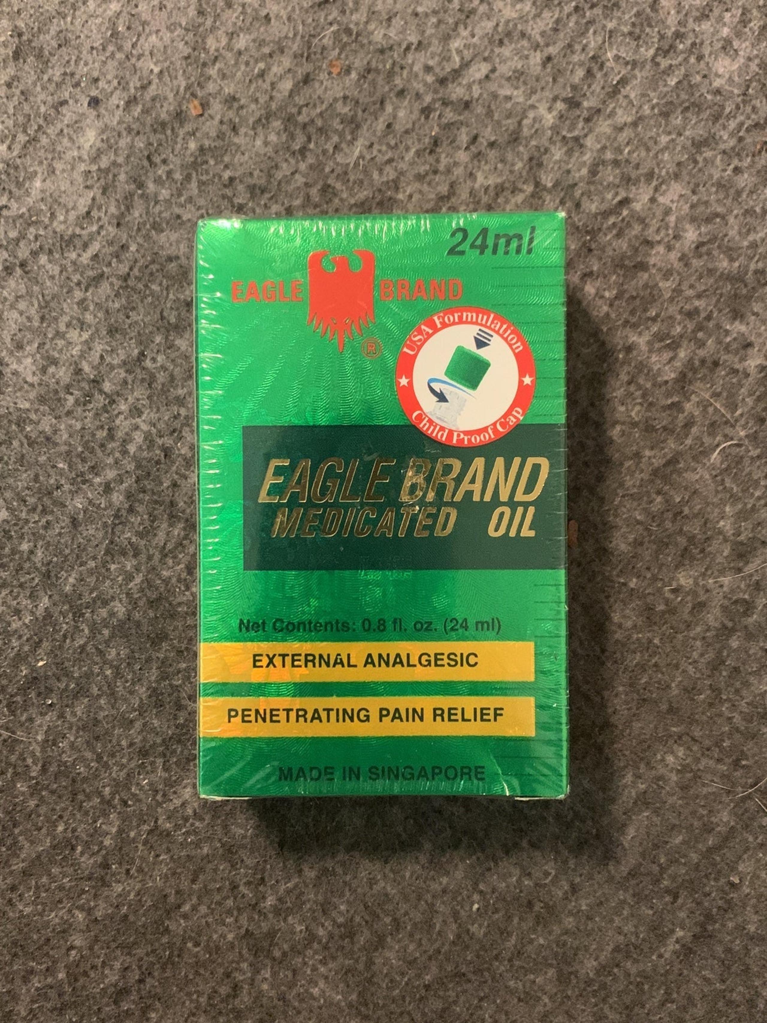 Eagle brand medicated oil 24ml with childproof cap! NEW & Sealed