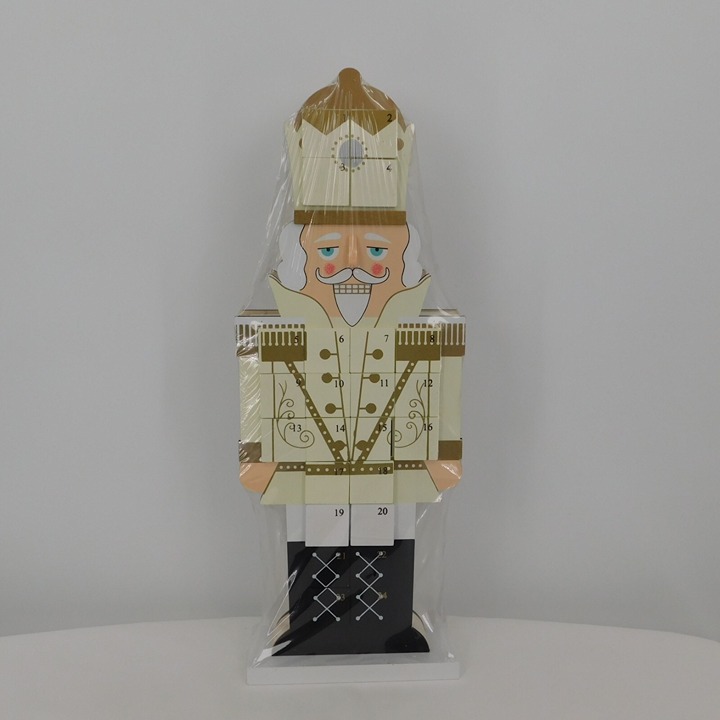 Ashland Christmas Gala Nutcracker Advent Calender Free Standing Multicolor 18.75
