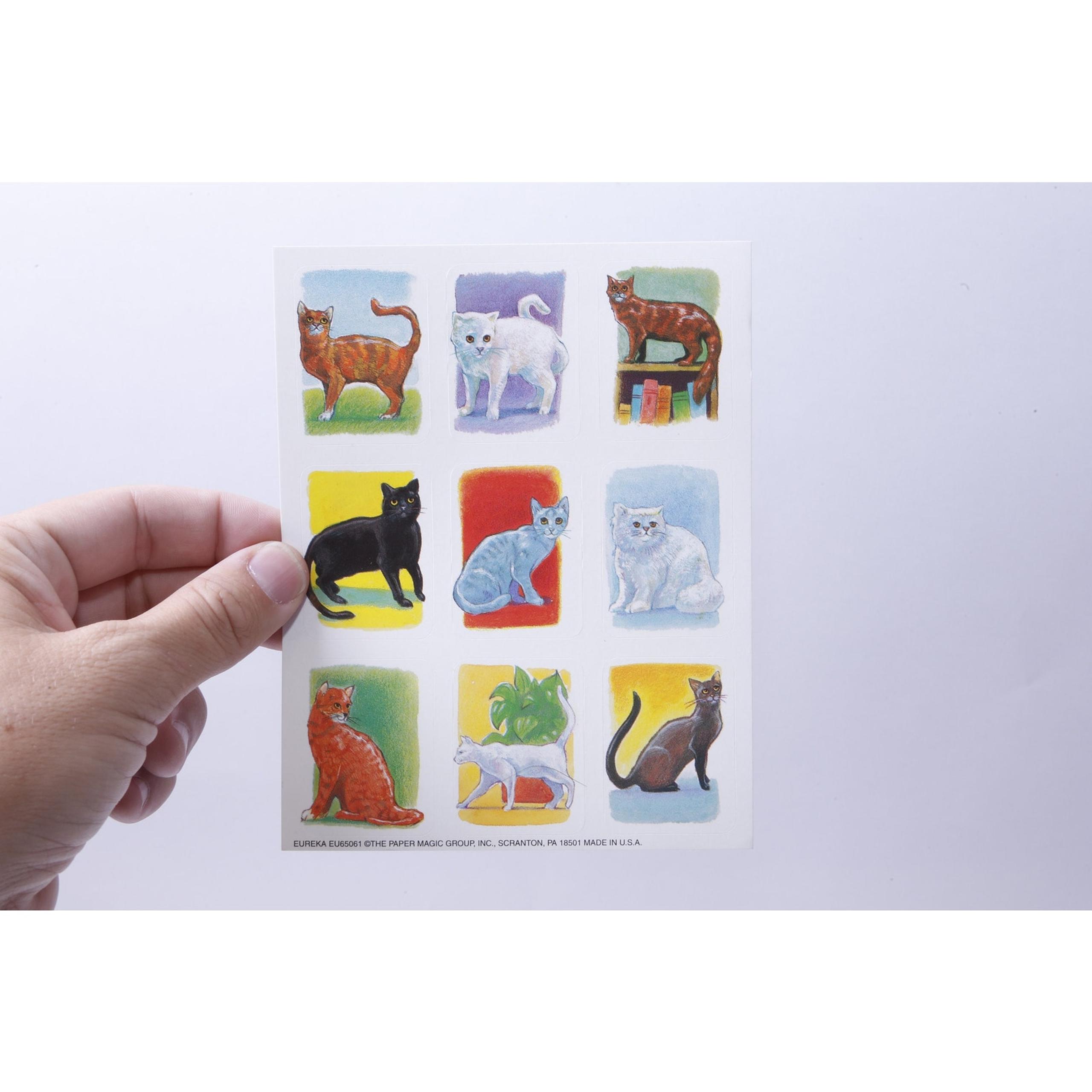 Cats, Colorful, Sticker Sheet, Pets, Home, Animals, Eureka, Pictures, Children,