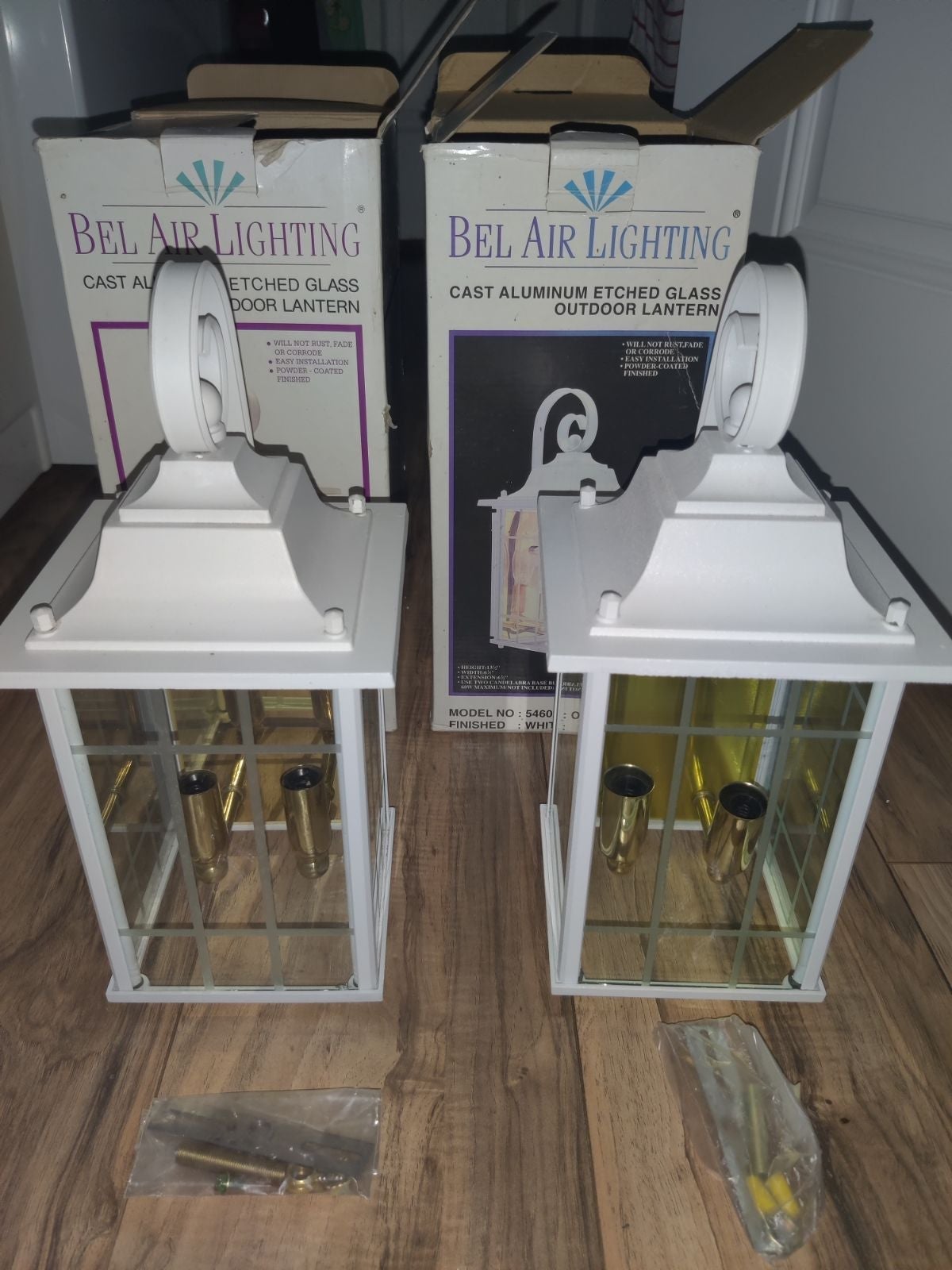 Set Of 2 Bel Air Lighting Outdoor Lante