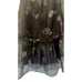 Designer Cynthia Rowley Grace Organza Black Mini Dress w/ Sheer Overlay - Large