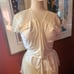 Silky short lingerie robe