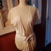 Silky short lingerie robe