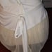 Silky short lingerie robe