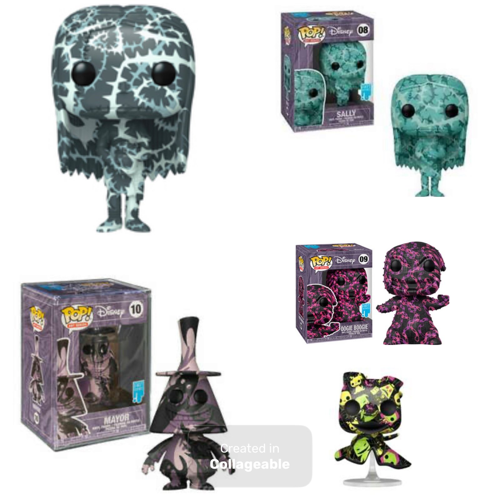 Nightmare Before Christmas Art series pop