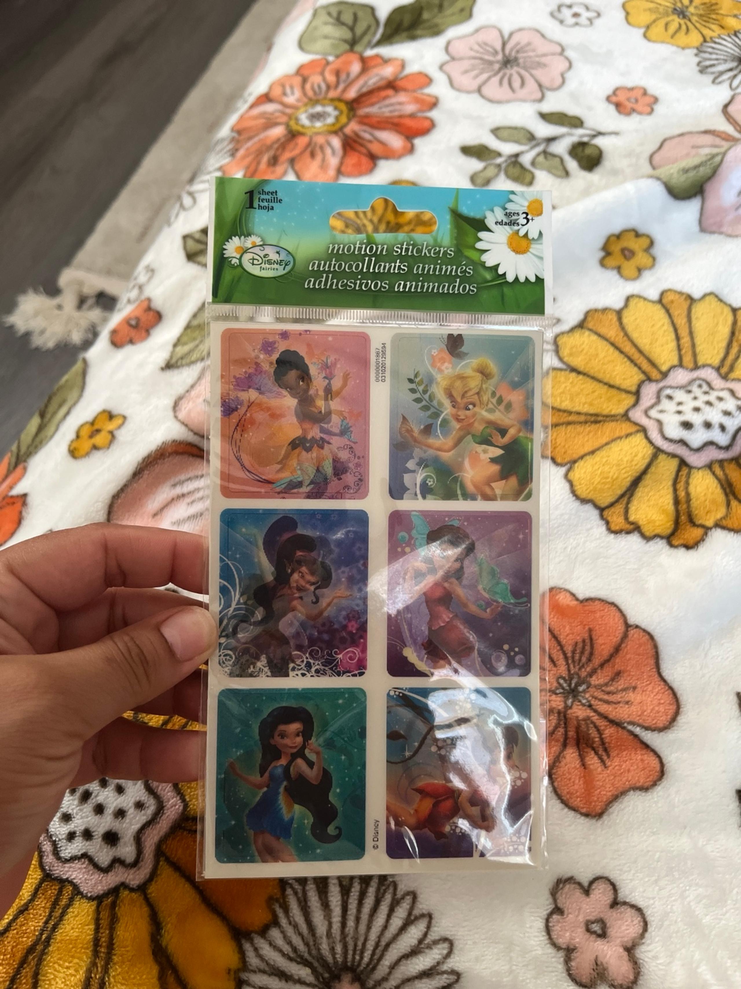 Vintage motion tinker bell & friends sticker pack