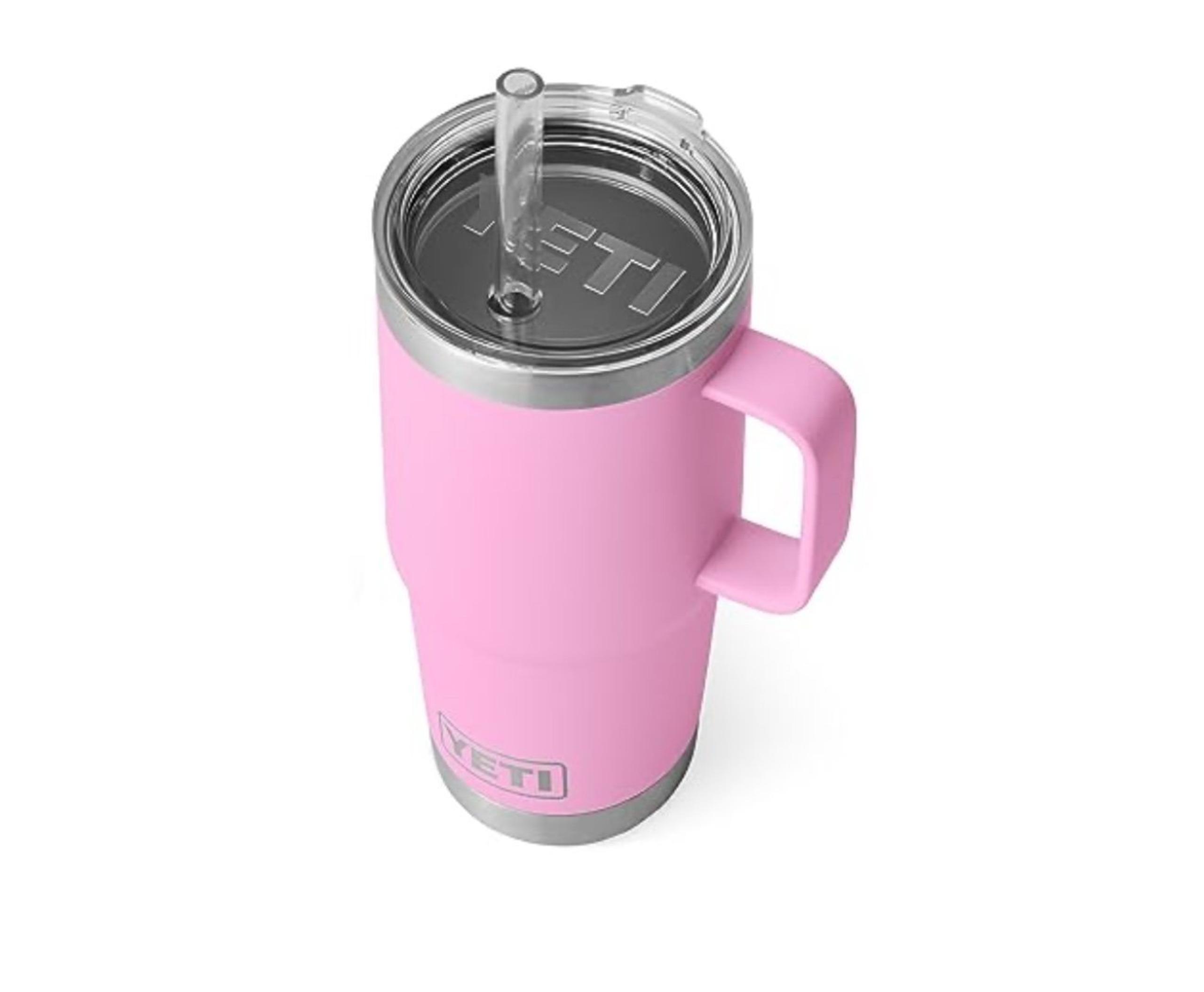 YETI Rambler 25 oz Tumbler with Handle and Straw Lid