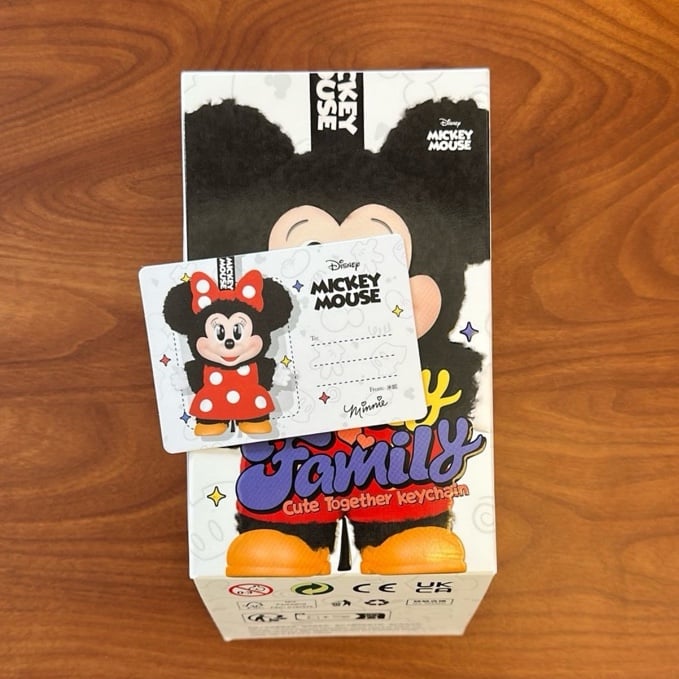 Pop Mart Mickey Family Cute Together Keychain - Minnie
