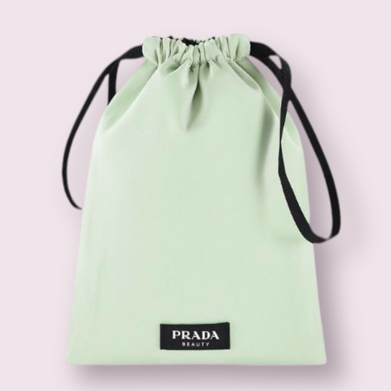 Mint-Green/Black Prada Beauty Cosmetic-Makeup Bag/Pouch