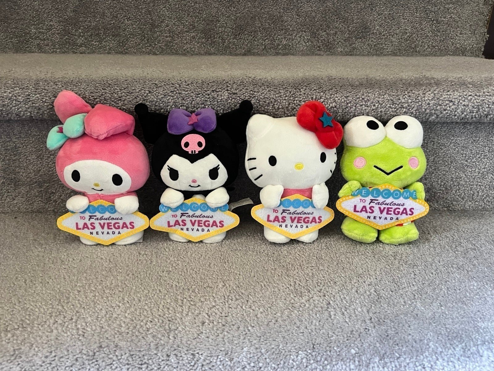 New Las Vegas Sanrio 6” plush hello kitty melody kuromi keroppi Stuffed Toys