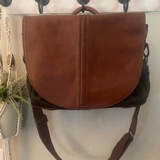 Bosca Leather messenger bag