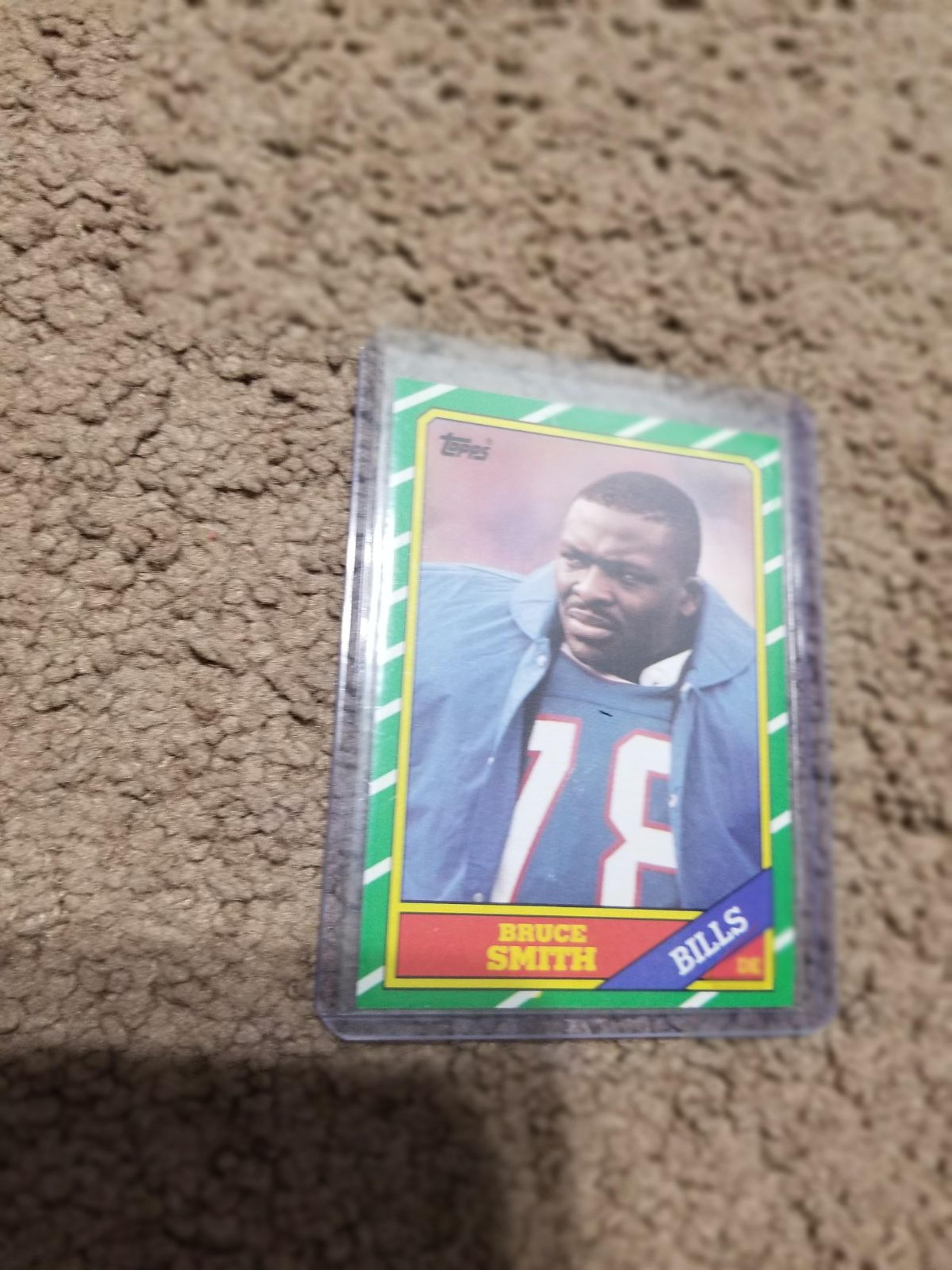 1986 Topps Bruce Smith Rookie