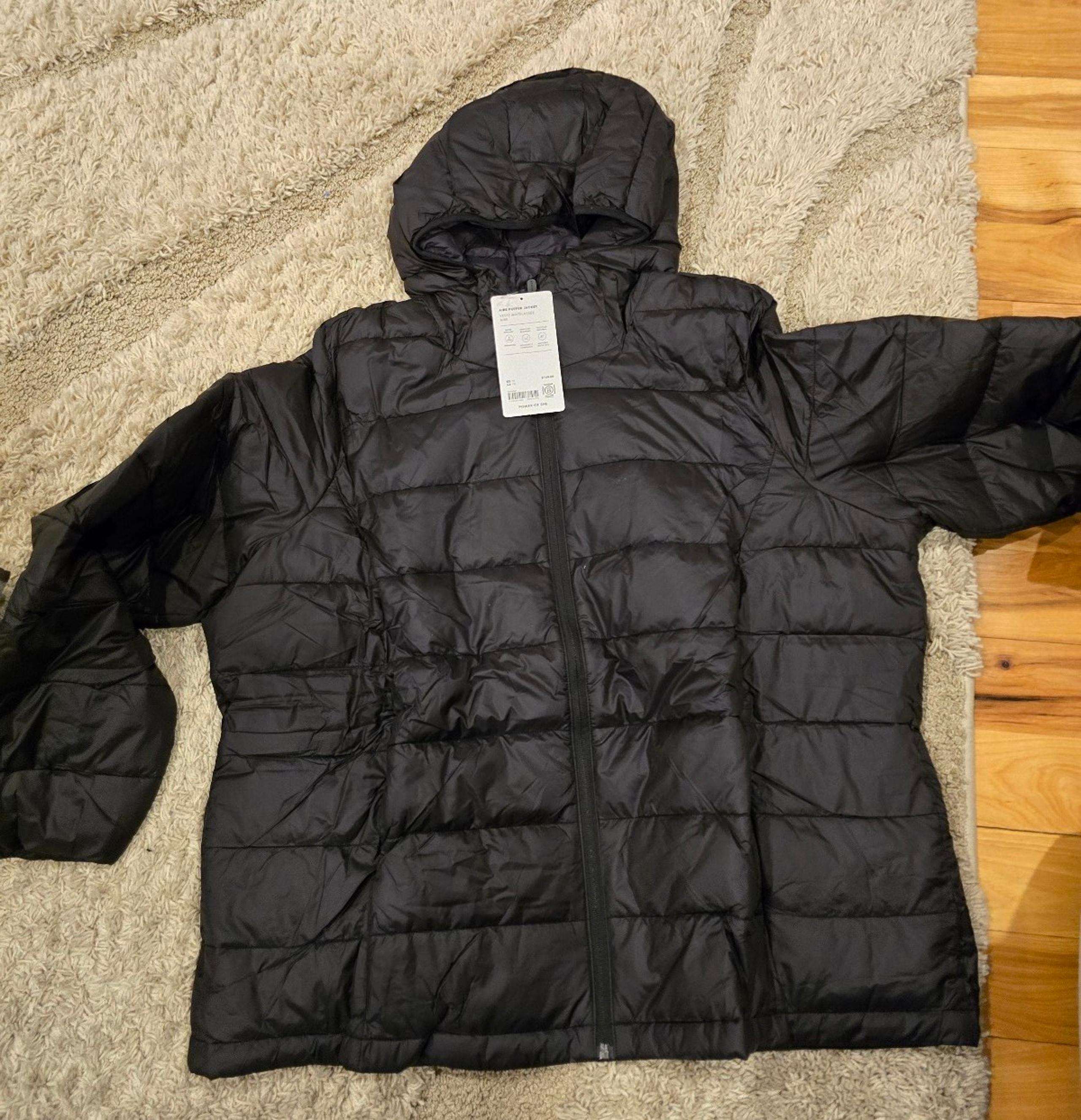 Athleta aire puffer jacket, 1x, NWT