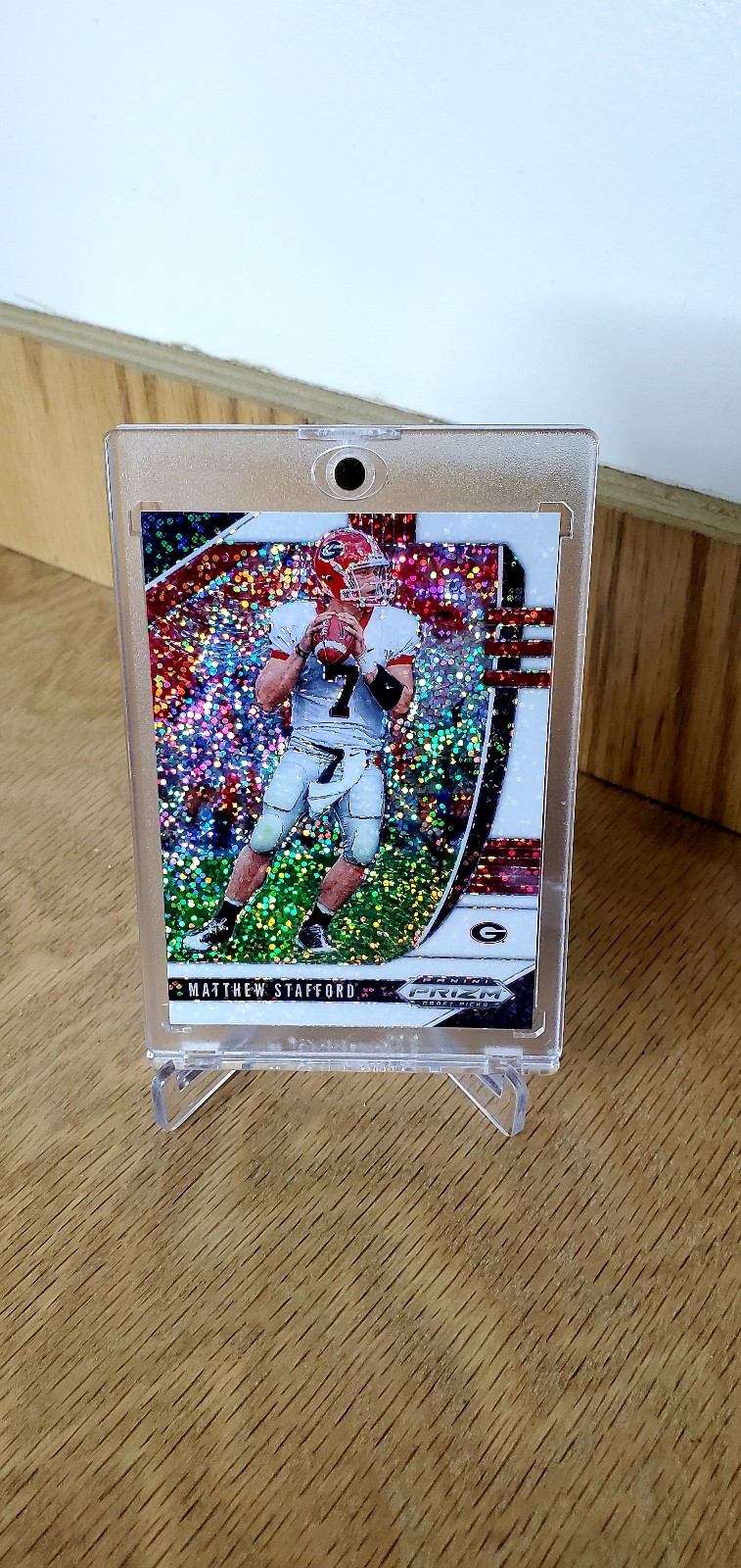 Matthew Stafford /20 RARE White Sparkle Prizm!