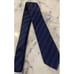 New Without Tags Belvest Silk Blue Striped Woven Tie Made In Italy 57 Length