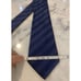 New Without Tags Belvest Silk Blue Striped Woven Tie Made In Italy 57 Length