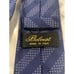 New Without Tags Belvest Silk Blue Striped Woven Tie Made In Italy 57 Length