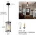 Dining Room Light Fixture Semi Flush Mount Crystal Chandelier Black Metal