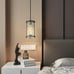 Dining Room Light Fixture Semi Flush Mount Crystal Chandelier Black Metal