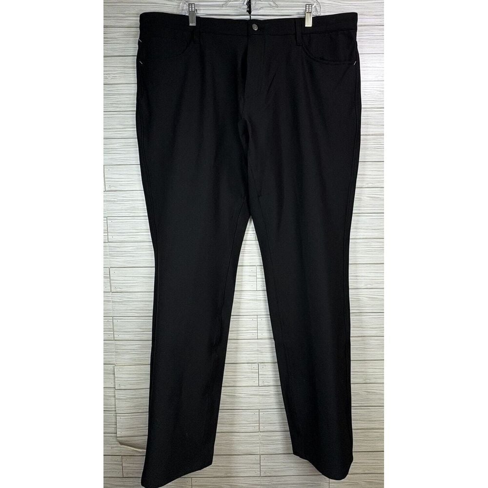 NWT FootJoy Men's FJ 5-Pocket Performance Golf Pants In Black Size 42 X 34